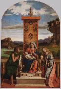 CIMA da Conegliano The Madonna and Child with Sts John the Baptist and Mary Magdalen oil painting reproduction